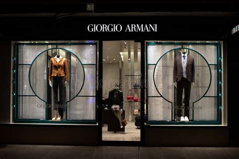 armani fashion house.